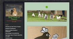 Desktop Screenshot of oeuf-poule-poussin.com