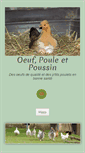 Mobile Screenshot of oeuf-poule-poussin.com