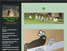 Tablet Screenshot of oeuf-poule-poussin.com